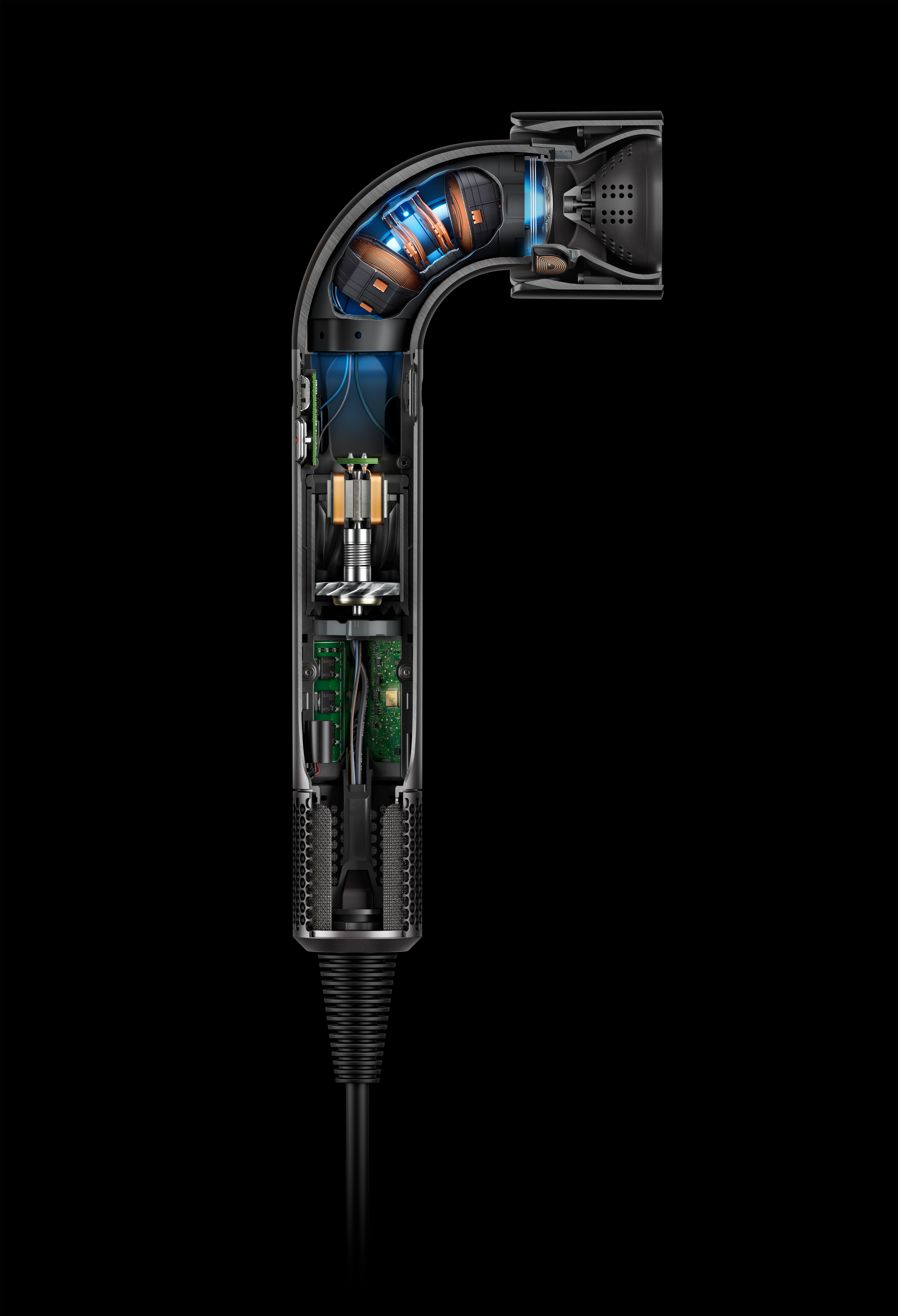 Poskytuje optimálny, rovnomerne zahriaty prúd vzduchu.